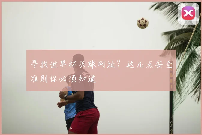 寻找世界杯买球网址？这几点安全准则你必须知道